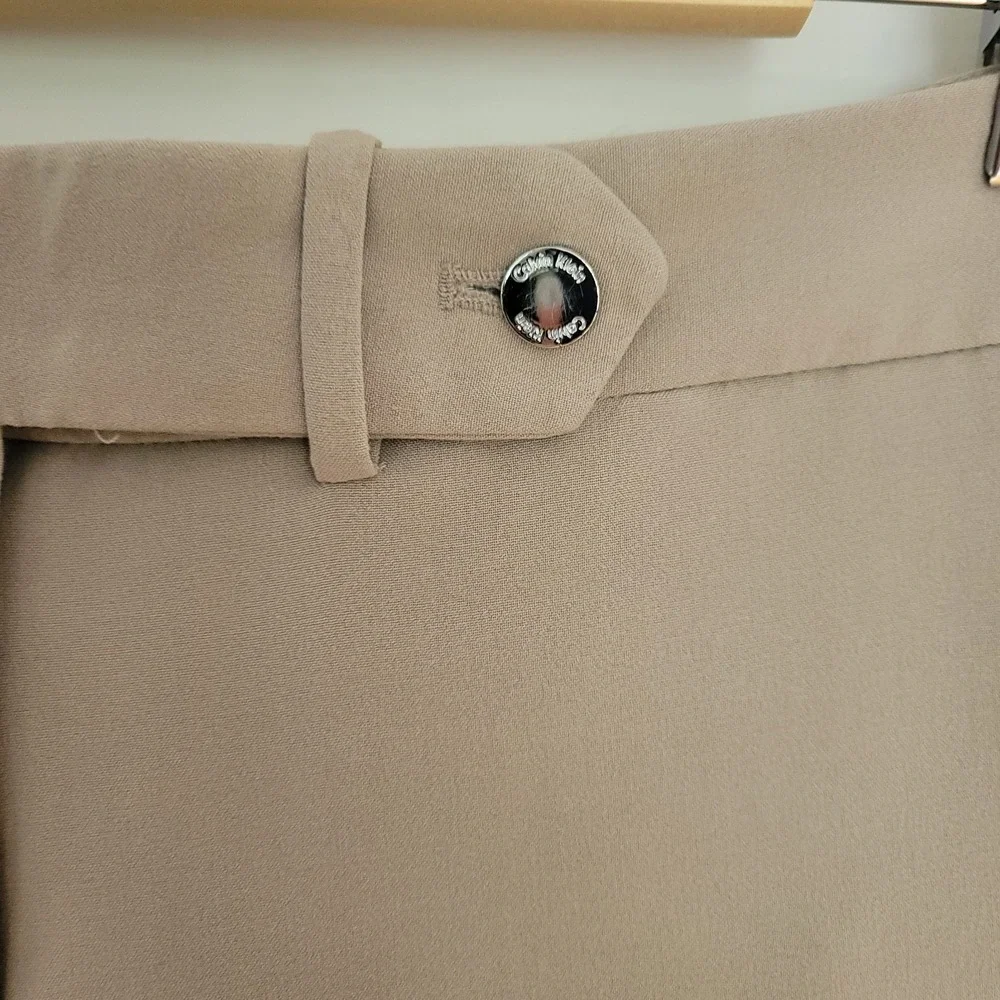 Calvin Klein Classic Fit Suit Dress Pants Tan 14 Business Work‎ Career Travel